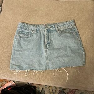 Cute denim skirt